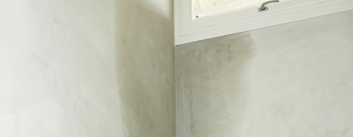 wet drywall